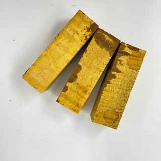 Yellow Stabilized Very Curly Maple