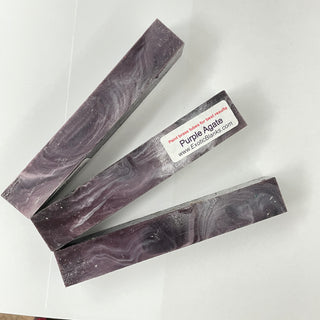Purple Agate Poly Resin Blanks