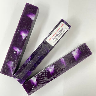 Purple Clouds Poly Resin Blanks