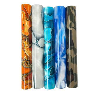 Acrylic Acetate Pen Blanks - Rounded 5 Packs (Sets A-C)
