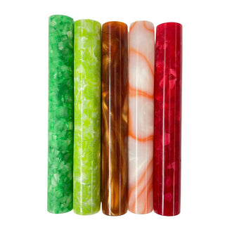 Acrylic Acetate Pen Blanks - Rounded 5 Packs (Sets A-C)