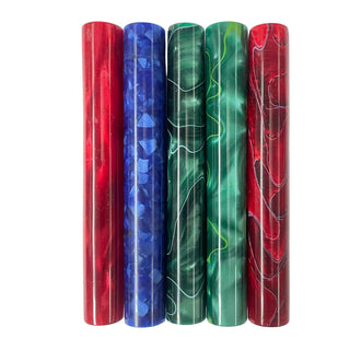 Acrylic Acetate Pen Blanks - Rounded 5 Packs (Sets D-F)