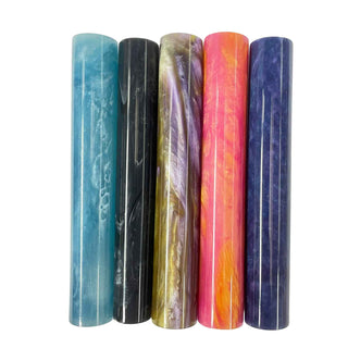 Polyester Resin Pen Blanks - Rounded 5 Packs (Sets G-J)