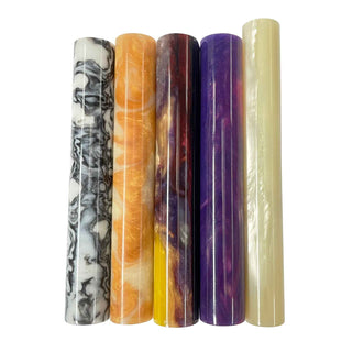 Polyester Resin Pen Blanks - Rounded 5 Packs (Sets G-J)