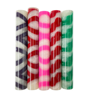 Polyacrylic Resin Pen Blanks - Rounded 5 Packs (Sets K)