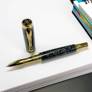 Infinity Rollerball Pen Kit. Ti Gold - On a desk