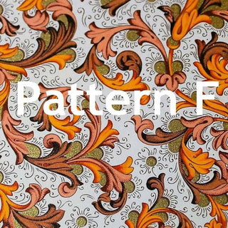 Italian Art Paper Pen Blanks #F. Flat Image