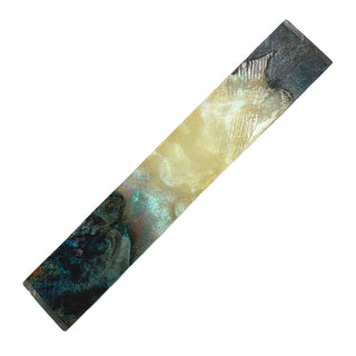 Hybrid Pen Blanks - Glittering Ivory & Dyed Maple