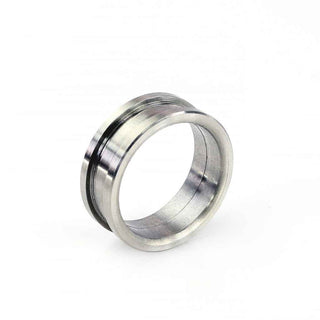 JDG Stainless Steel 2-Piece Ring Cores - 4mm Channel