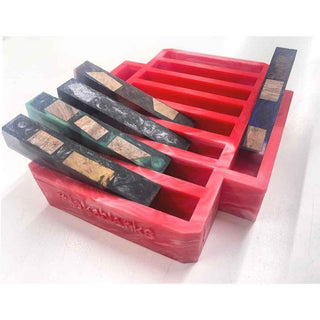 Jake Blank Molds - 10 Pen Blank Silicone Mold (5 Gal Pot)