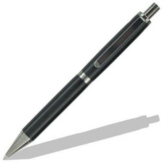 Jet Black Aquapearl Acrylic Pen Blank - 5/8" Pre-Drilled