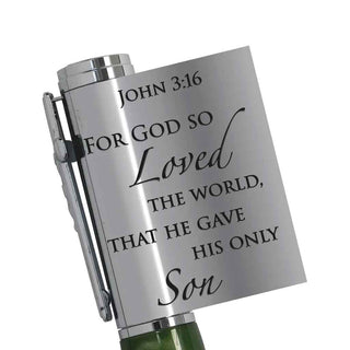 John 3:16 Ballpoint Pen Kits. Verse Chrome