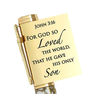 John 3:16 Ballpoint Pen Kits. Verse Golden
