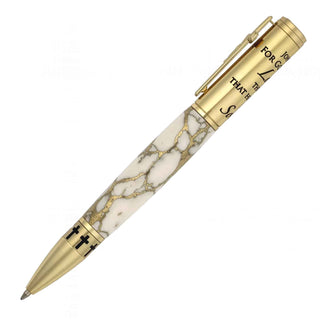 John 3:16 Ballpoint Pen Kits. Golden