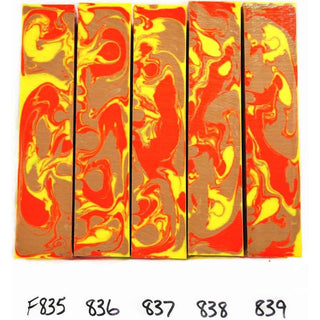 John's Alumilite Pen Blanks #835-839F
