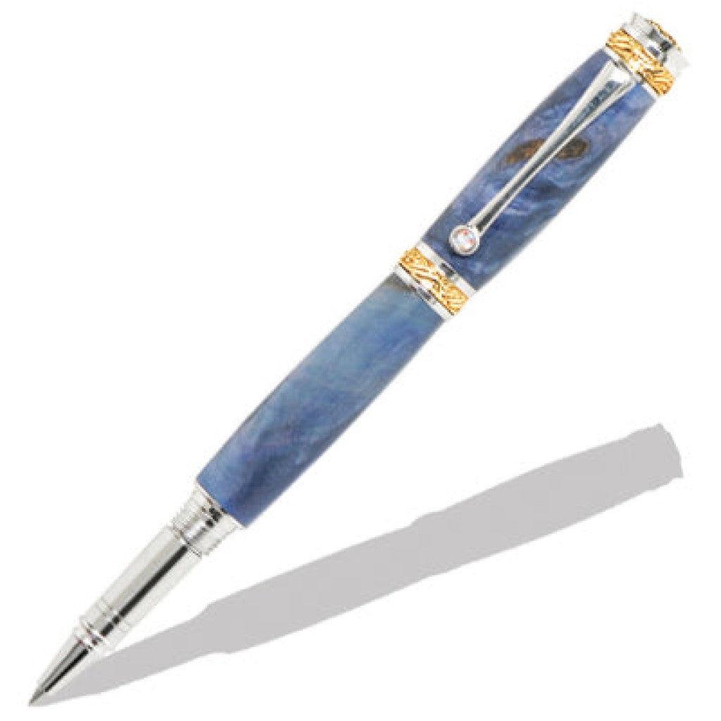 Jr. Majestic Rollerball Pen Kit - Antique Brass & Antique Pewter ...
