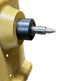 Lathe Spindle Cover in place on a wood lathe