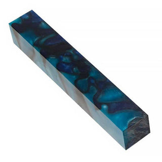Lava Bright Sapphire Blue Silk Pen Blank