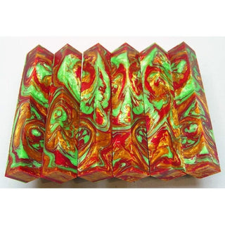 Lava Lamp Pen Blank #86 - Tourmaline Twist