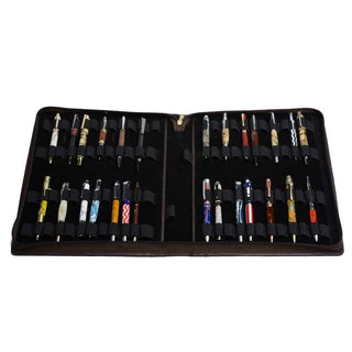 Leather 50 Pen Carry Case