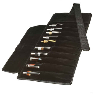 Leather Pen Storage Rolls - 10 Pen