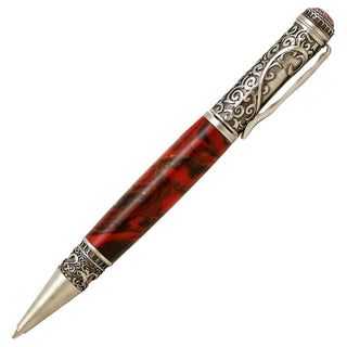 Love Ballpoint Pen Kits In Antique Pewter