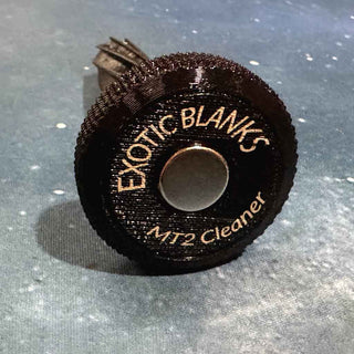 Exotic Blanks own Morse Taper cleaner. Close up