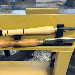 Magnetic Lathe Tool Holder holding Lathe tools