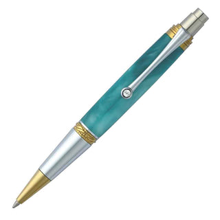 Majestic Squire EDC Click Pen Kits. In Gold Ti and Chrome finish