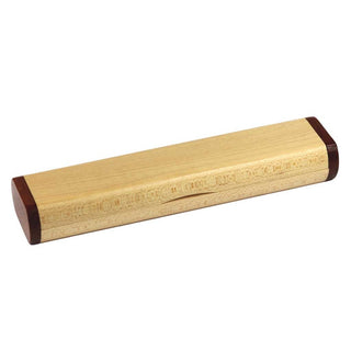 Maple Pen Box With Apitong Accents - Narrow