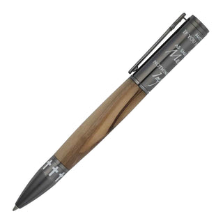 Matthew 17:20 Mustard Seed Ballpoint Pen Kit. In Gunmetal Side