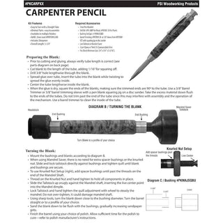 Mechanical Carpenter Pencil Kits