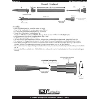 Mechanical Carpenter Pencil Kits