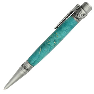 Medical Twist Pen Kits (PSI). In Antique Pewter. Side View