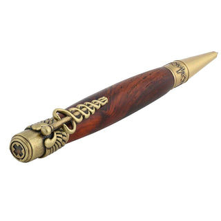 Medical Twist Pen Kits (PSI). In Antique Brass. Laying Flat