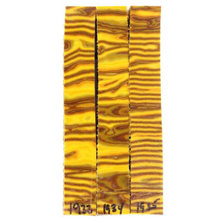 Micarta Pen Blanks - Mustard Custard #1933-1935