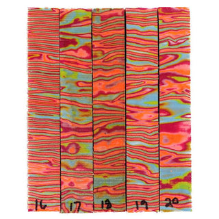 Micarta Pen Blanks - Toxic #16-20