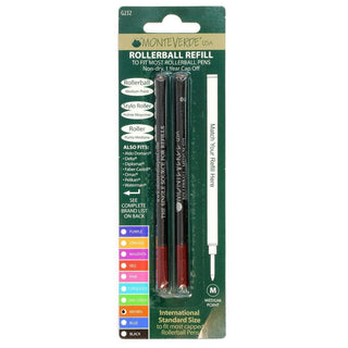 Monteverde 888 Rollerball Refills - Rainbow Carded (Choose From 8 Colors!)