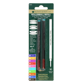 Monteverde 888 Rollerball Refills - Rainbow Carded (Choose From 8 Colors!)