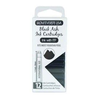 Monteverde Ink Cartridges - Black Ash
