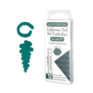 Monteverde Ink Cartridges - California Teal