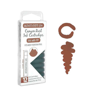 Monteverde Ink Cartridges - Canyon Rust