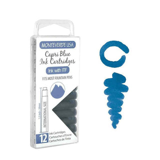 Monteverde Ink Cartridges - Capri Blue
