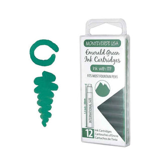 Monteverde Ink Cartridges - Emerald Green