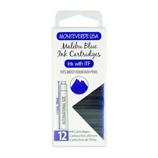 Monteverde Ink Cartridges - Malibu Blue