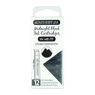 Monteverde Ink Cartridges - Midnight Black