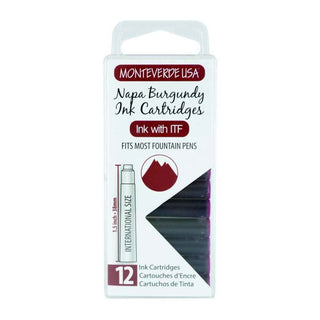 Monteverde Ink Cartridges - Napa Burgundy