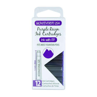 Monteverde Ink Cartridges - Purple Reign