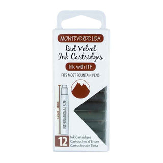 Monteverde Ink Cartridges - Red Velvet