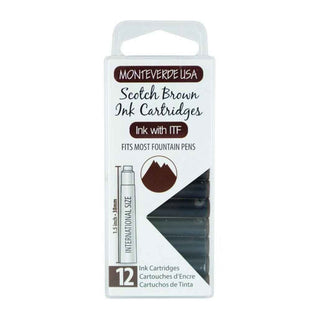 Monteverde Ink Cartridges - Scotch Brown